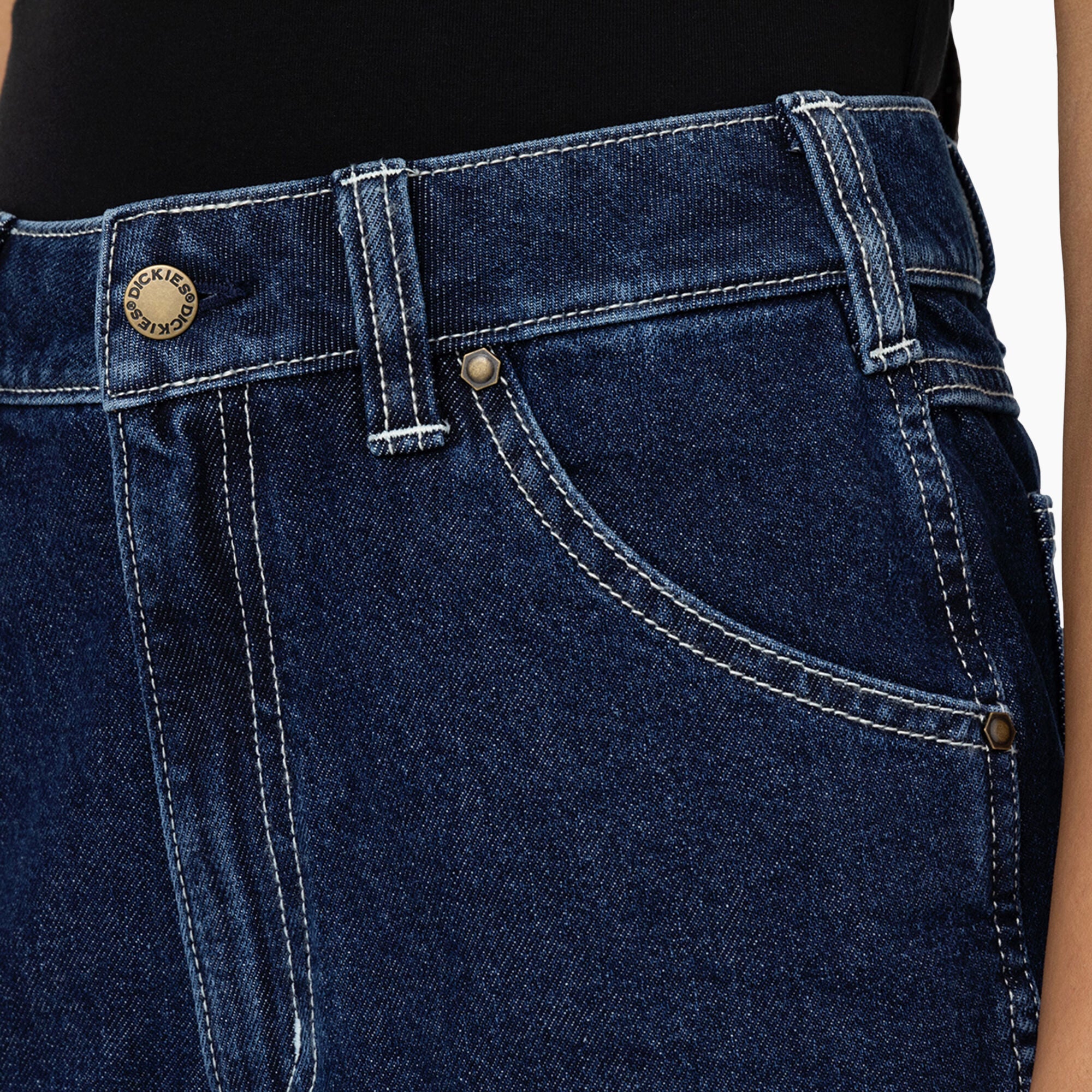 Women|Sale - Dickies Women's Carpenter Jean Shorts, 5"