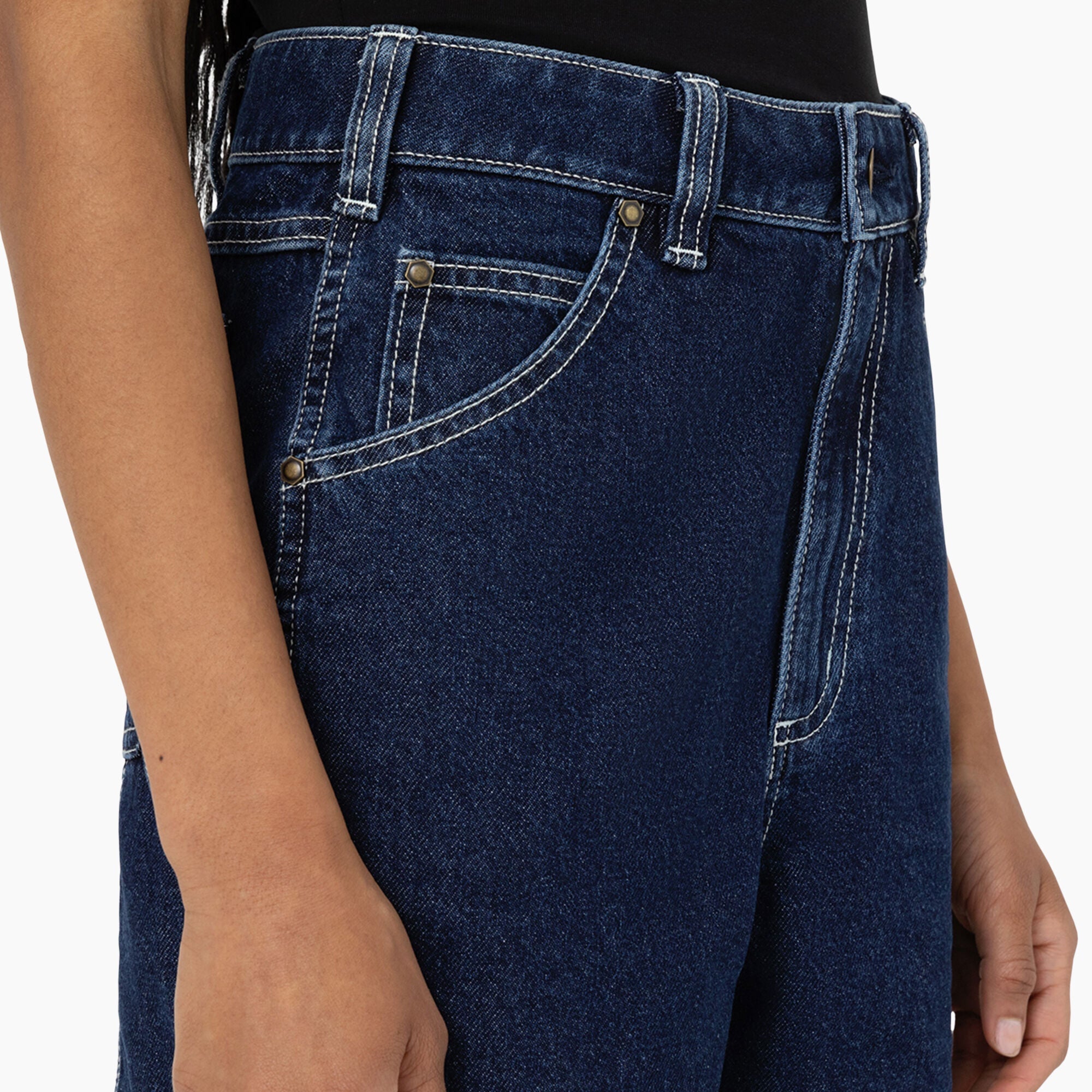 Women|Sale - Dickies Women's Carpenter Jean Shorts, 5"