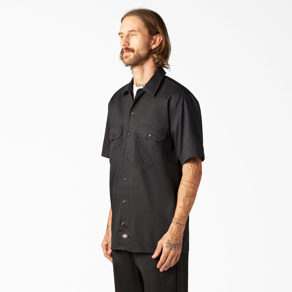 Men - Dickies FLEX Relaxed Fit Short Sleeve Work Shirt
