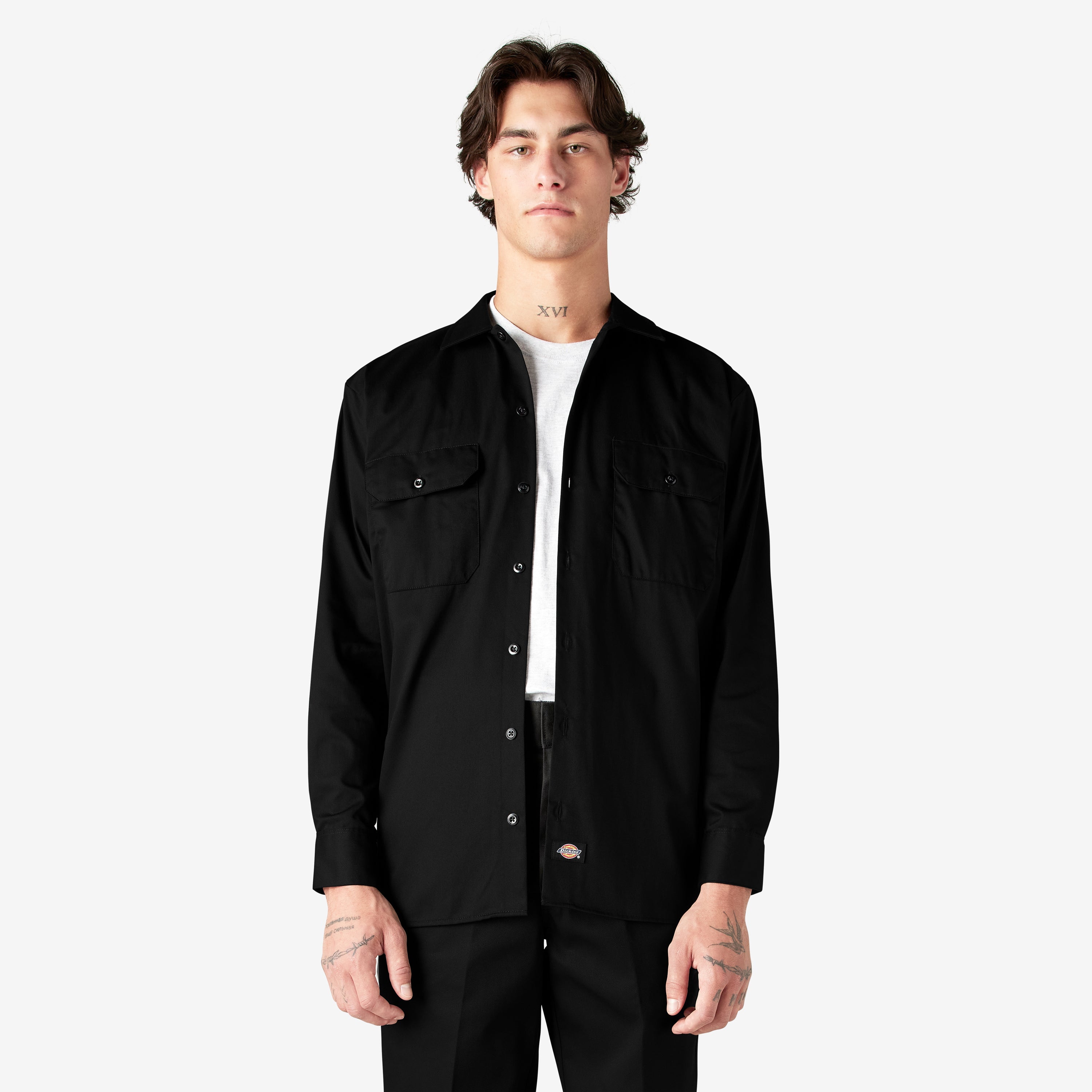 Men - Dickies Long Sleeve Work Shirt
