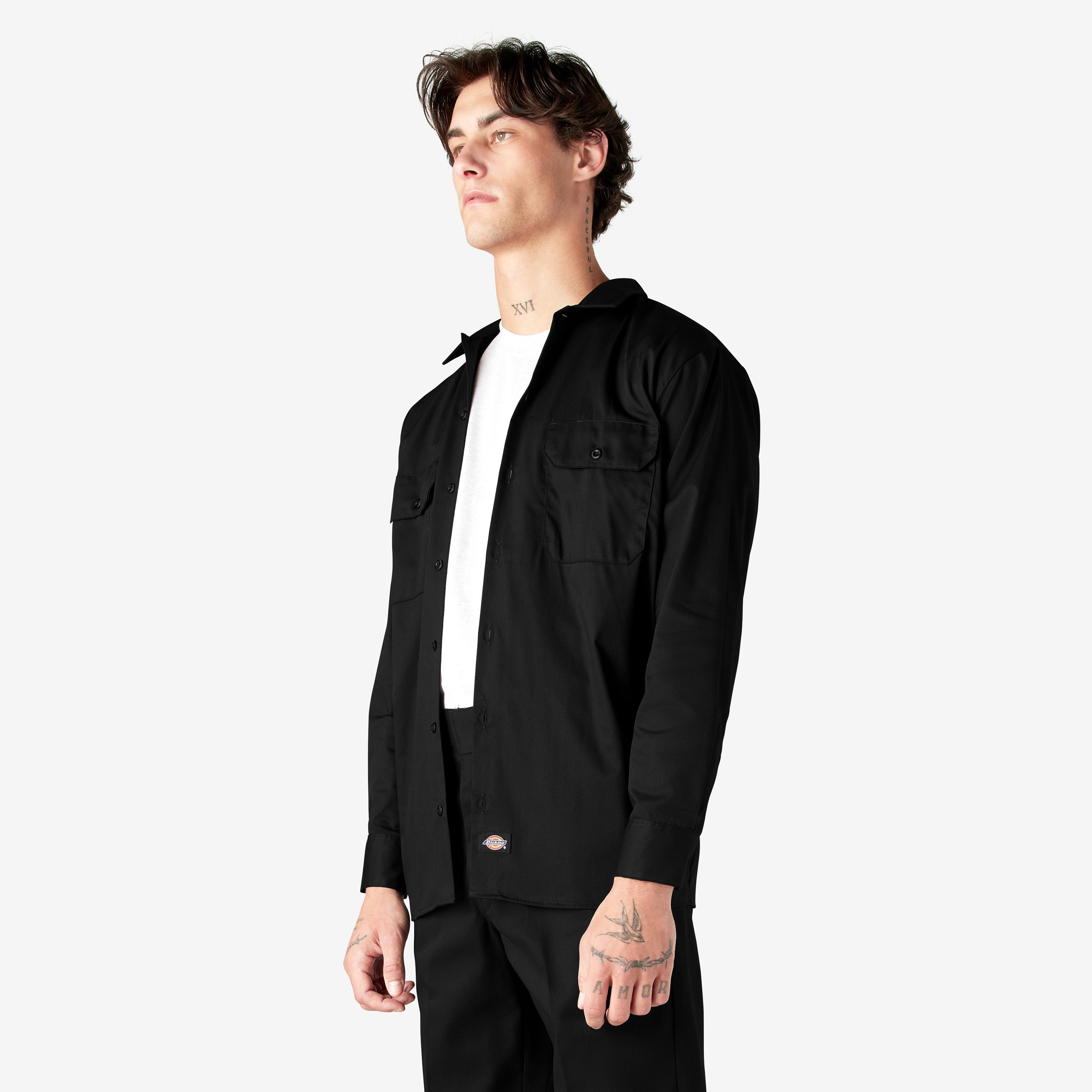 Men - Dickies Long Sleeve Work Shirt
