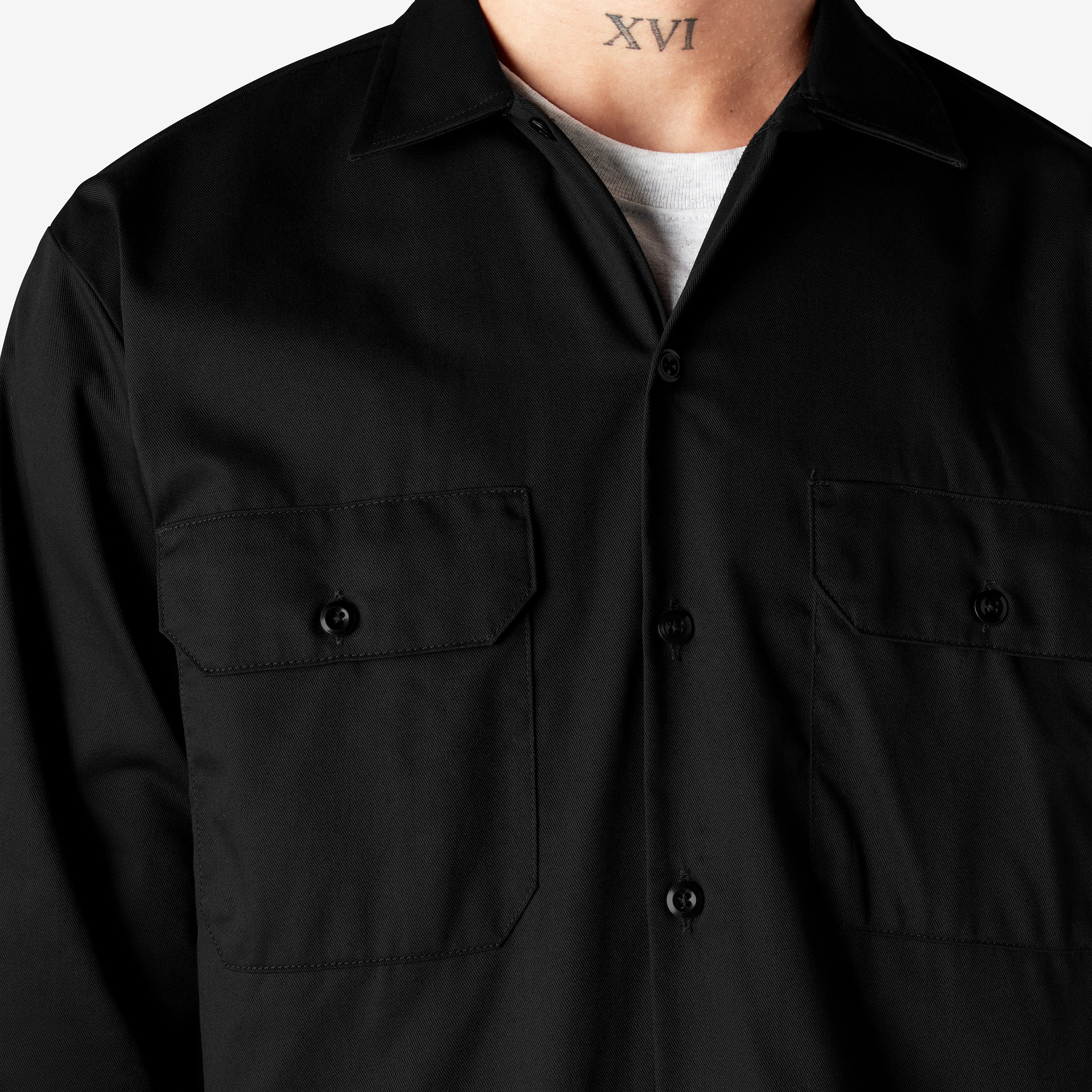 Men - Dickies Long Sleeve Work Shirt