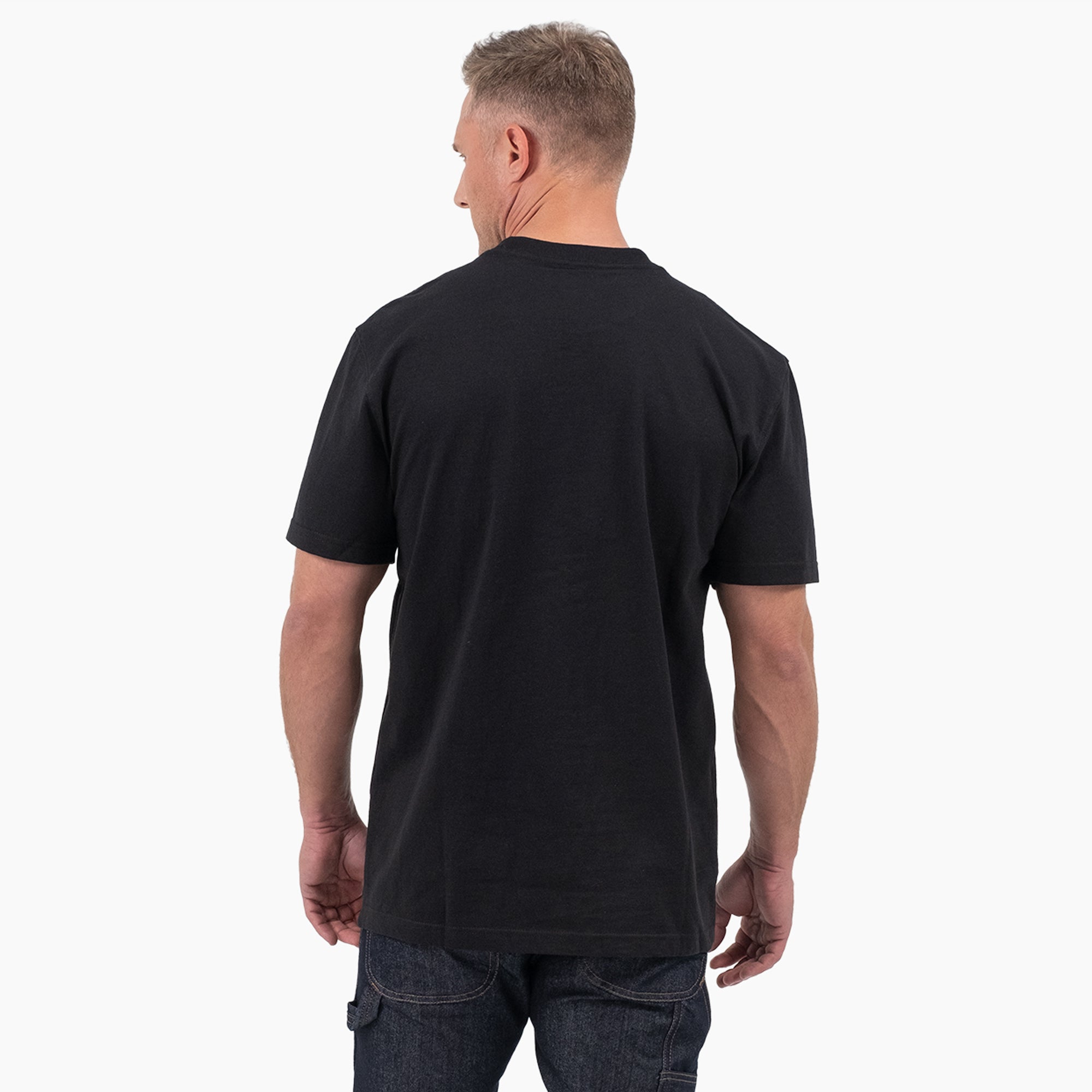 Men - Dickies Short Sleeve Tri-Color Logo Graphic T-Shirt
