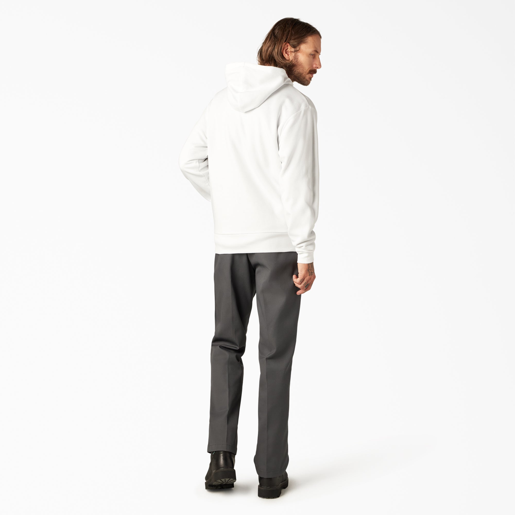 Men|Sale - Dickies Thermal Lined Fleece Zip Hoodie