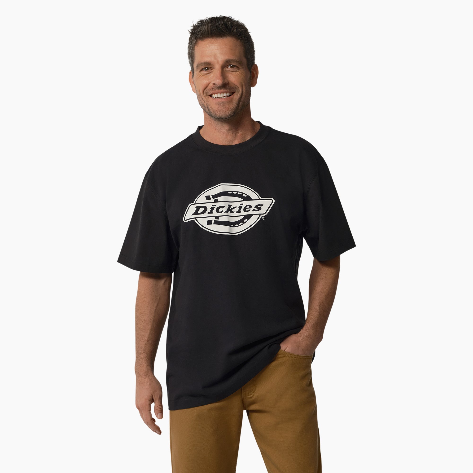 Men - Dickies Short Sleeve Heavyweight Logo T-Shirt