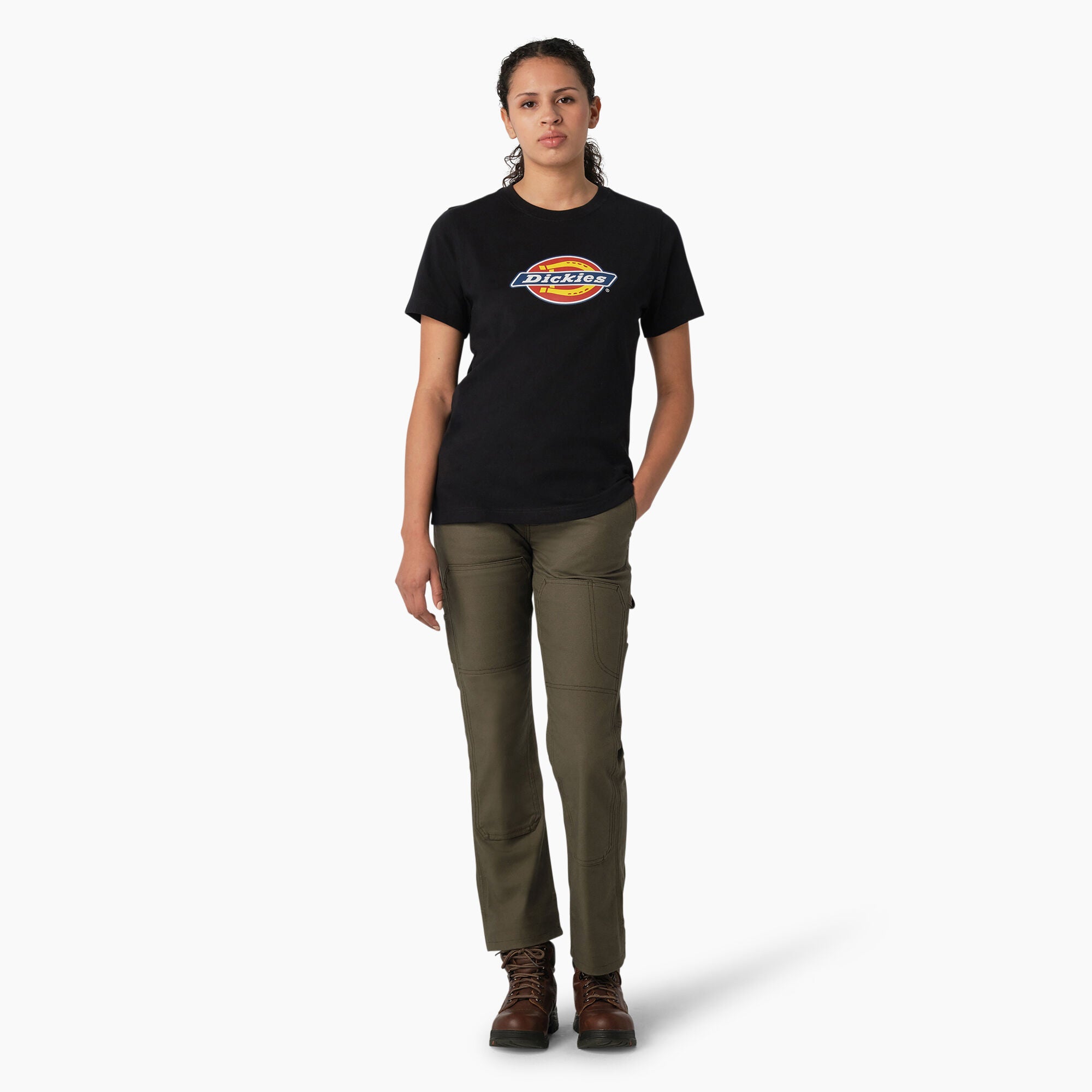 Women|Sale - Dickies Women's Heavyweight Logo T-Shirt