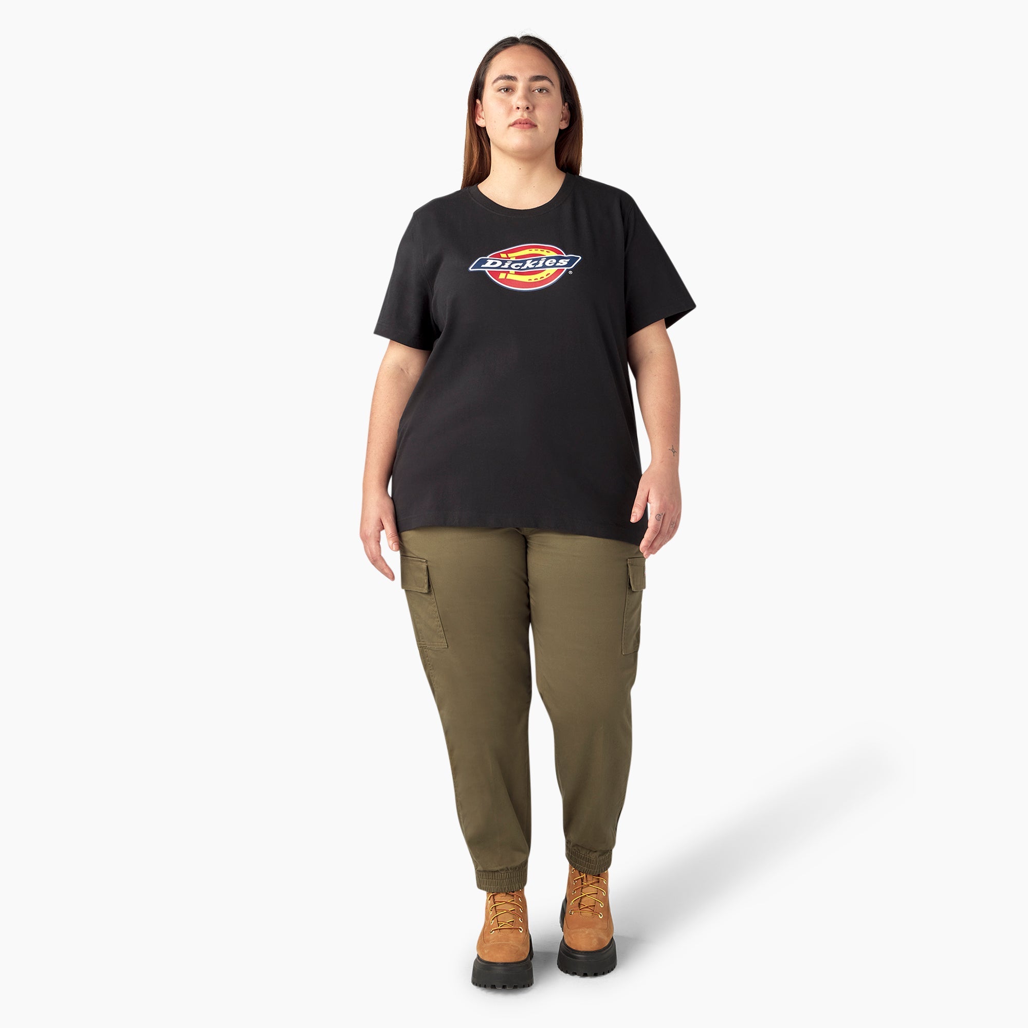 Women - Dickies Women's Plus Heavyweight Logo T-Shirt