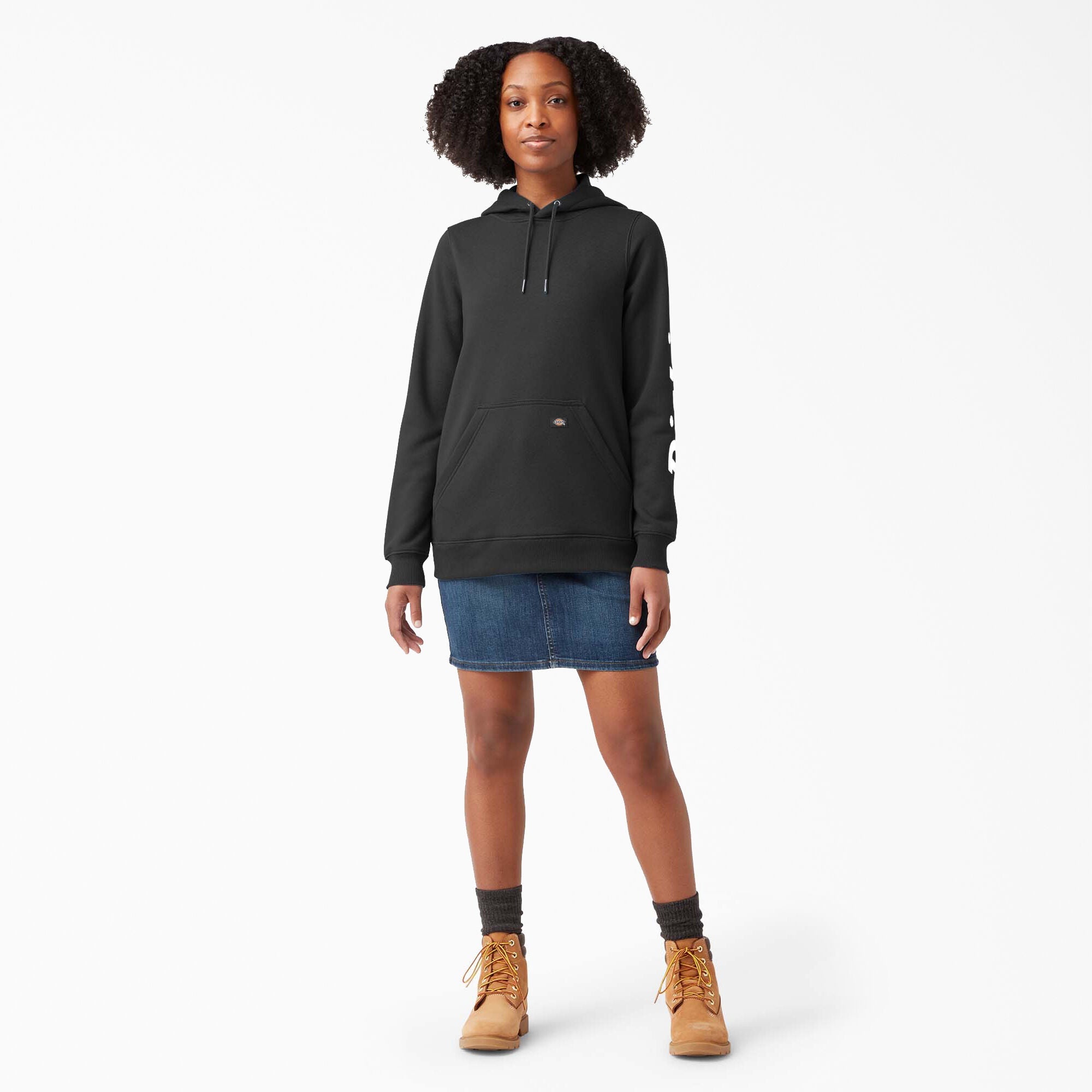 Women - Dickies Women's Water Repellent Sleeve Logo Hoodie