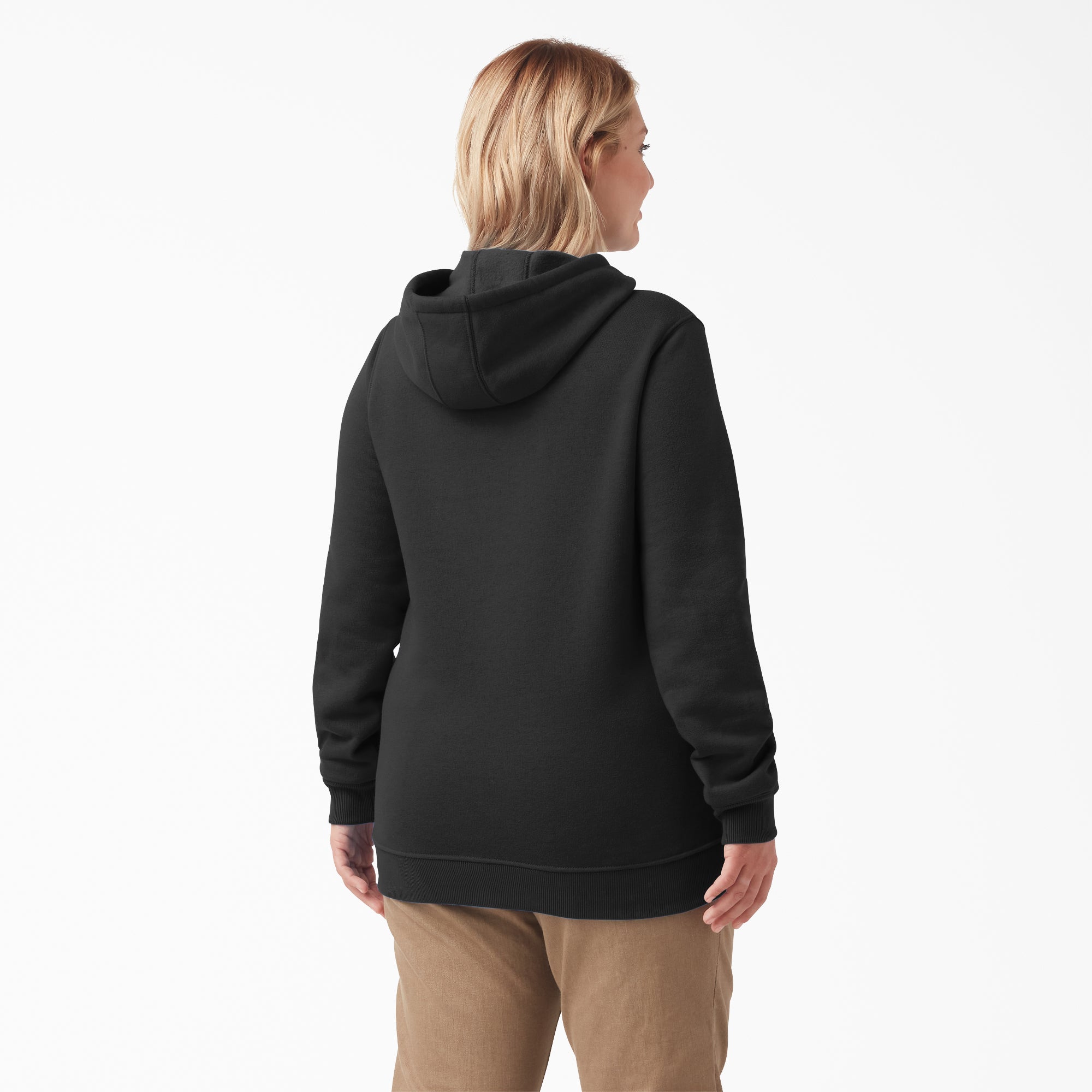 Women - Dickies Women's Plus Water Repellent Sleeve Logo Hoodie
