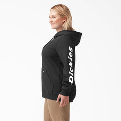 Women - Dickies Women's Plus Water Repellent Sleeve Logo Hoodie