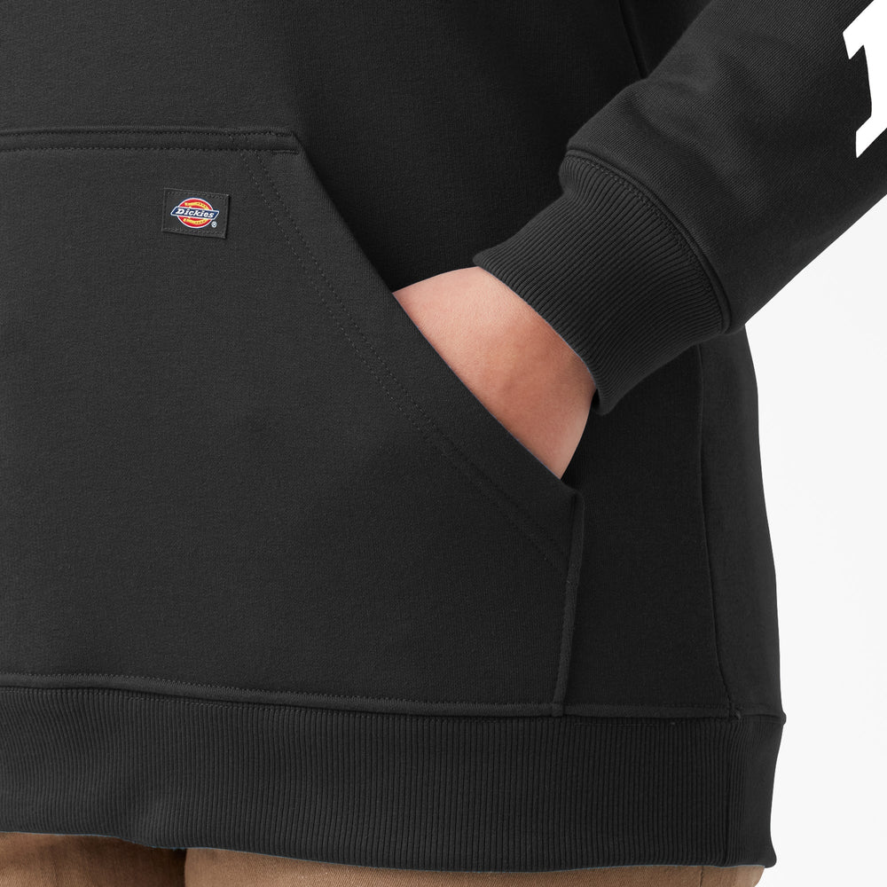 Women - Dickies Women's Plus Water Repellent Sleeve Logo Hoodie