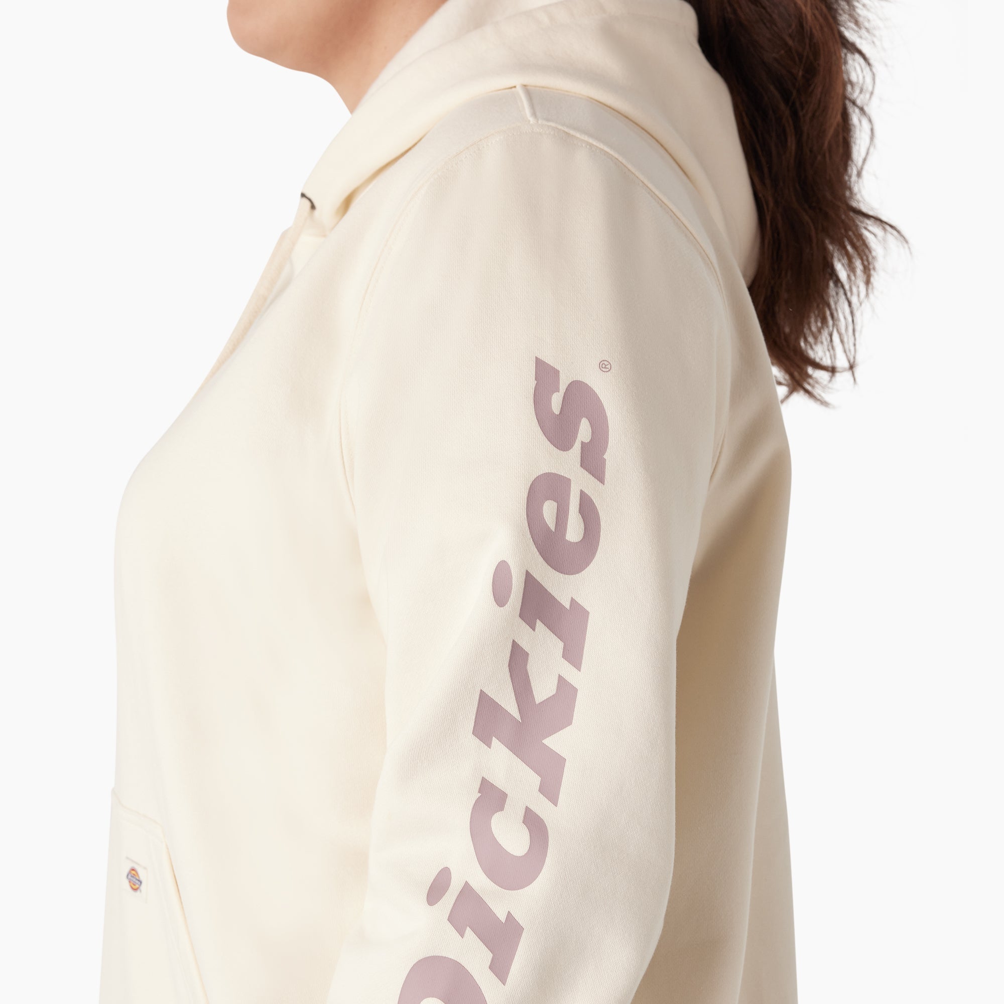 Women - Dickies Women's Plus Water Repellent Sleeve Logo Hoodie