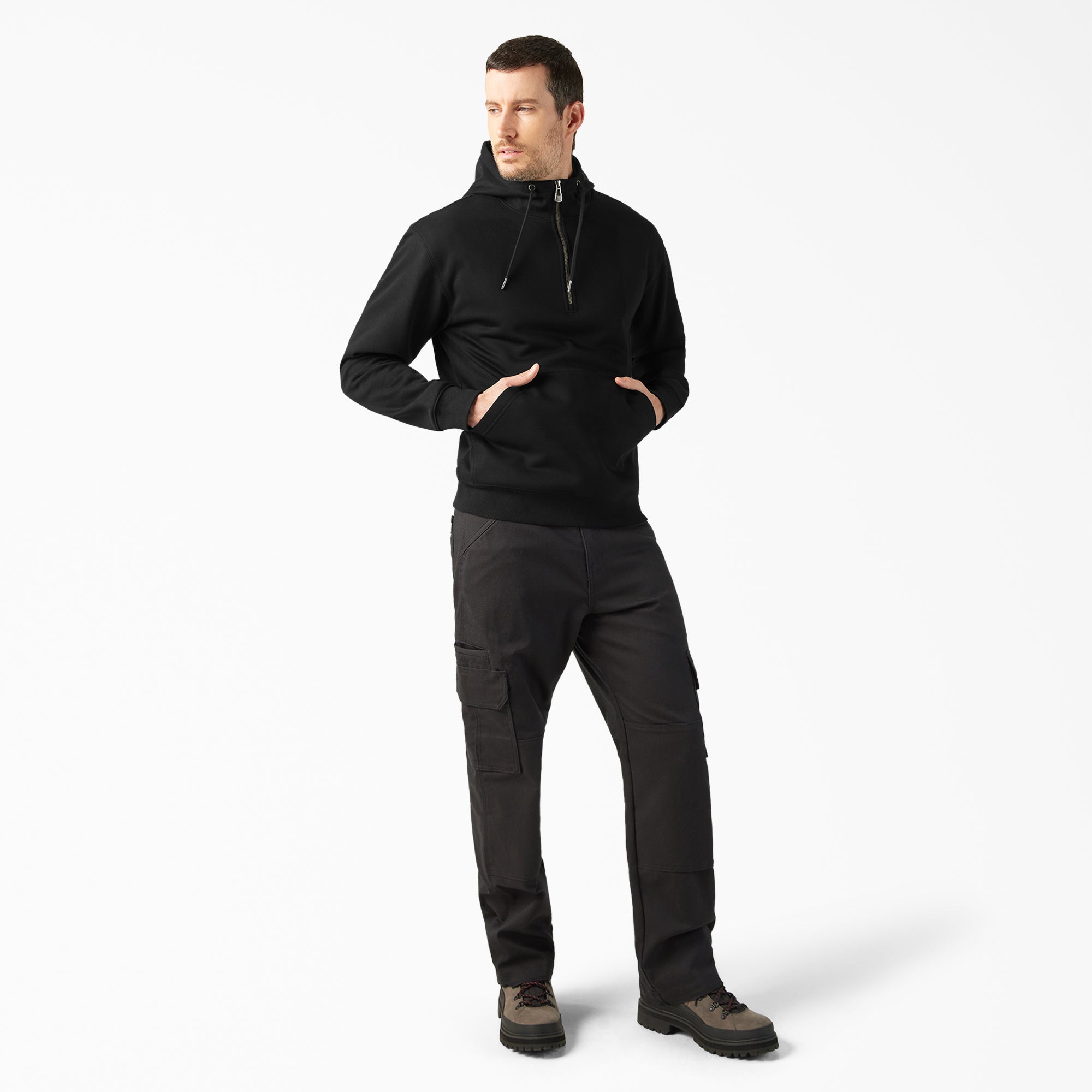 Men|Sale - Dickies Quarter Zip Hoodie