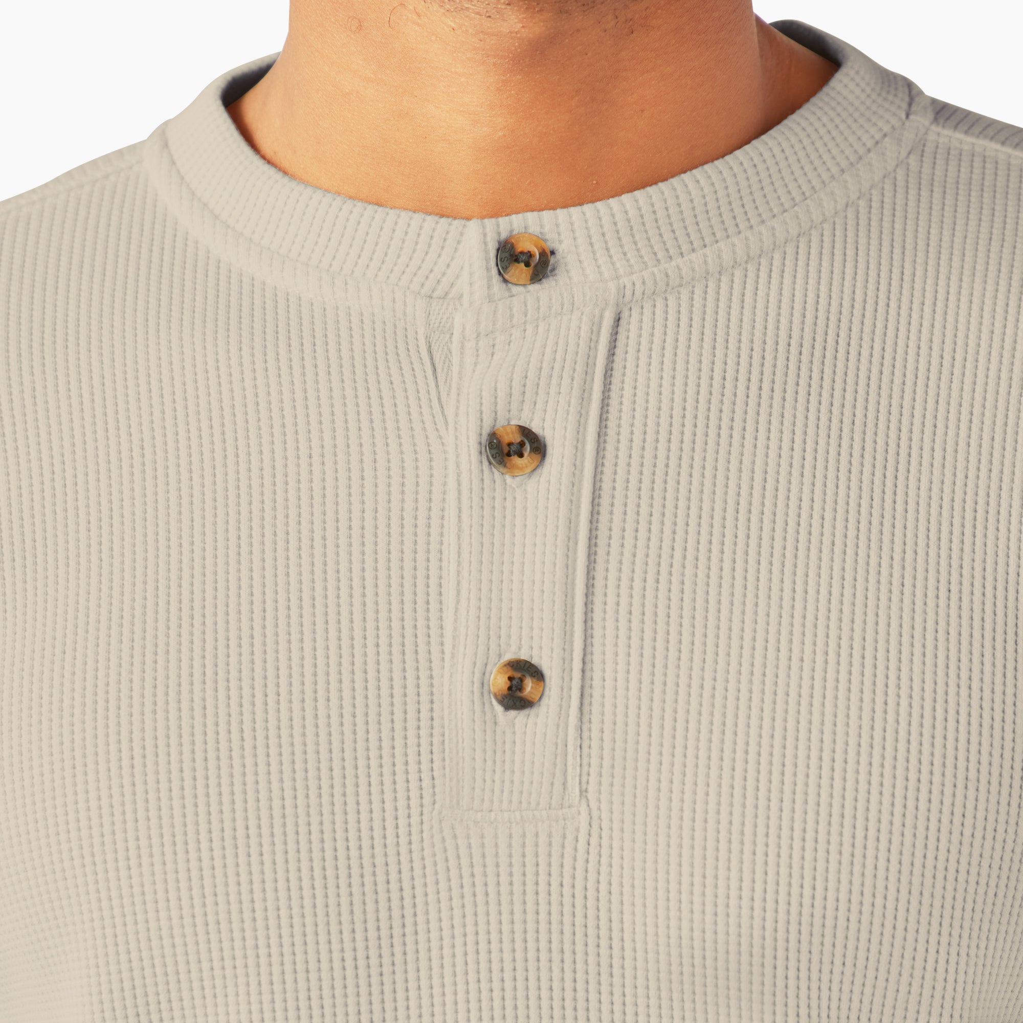 Men - Dickies Henley Thermal Shirt
