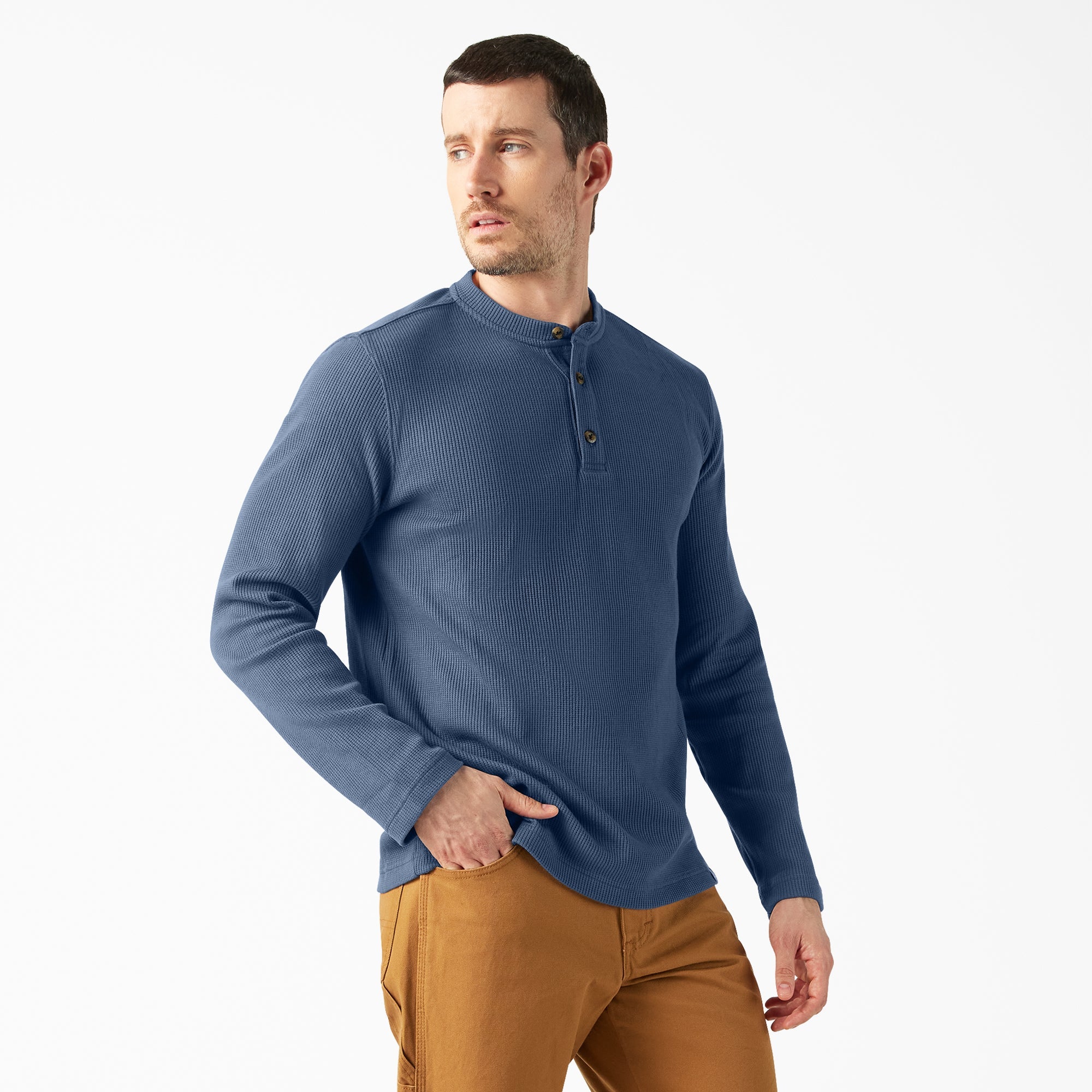 Men|Sale - Dickies Henley Thermal Shirt