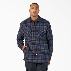 Men - Dickies Water Repellent Fleece-Lined Flannel Shirt Jacket