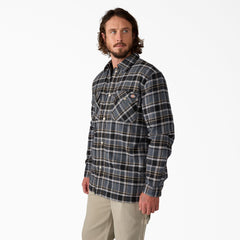 Men - Dickies Water Repellent Fleece-Lined Flannel Shirt Jacket