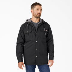 Men - Dickies Water Repellent Duck Hooded Shirt Jacket