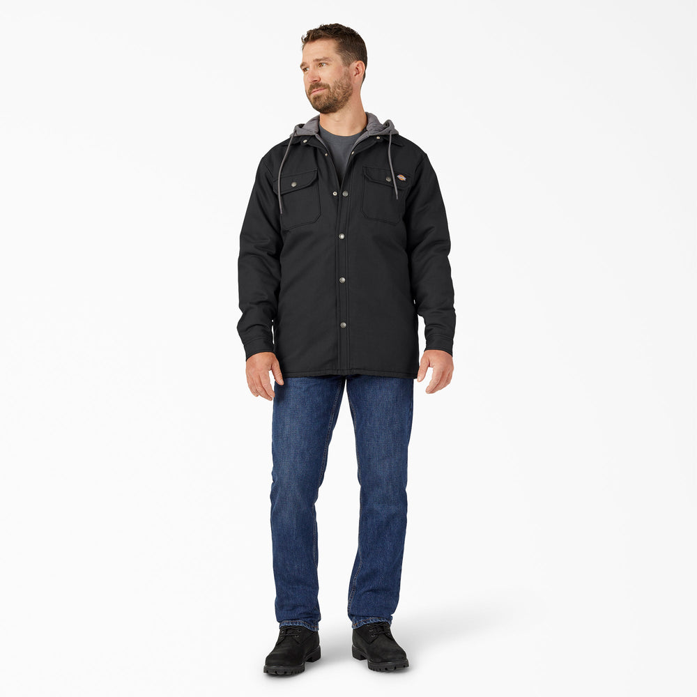 Men - Dickies Water Repellent Duck Hooded Shirt Jacket