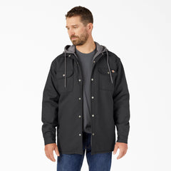 Men - Dickies Water Repellent Duck Hooded Shirt Jacket