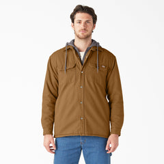 Sale - Dickies Water Repellent Duck Hooded Shirt Jacket