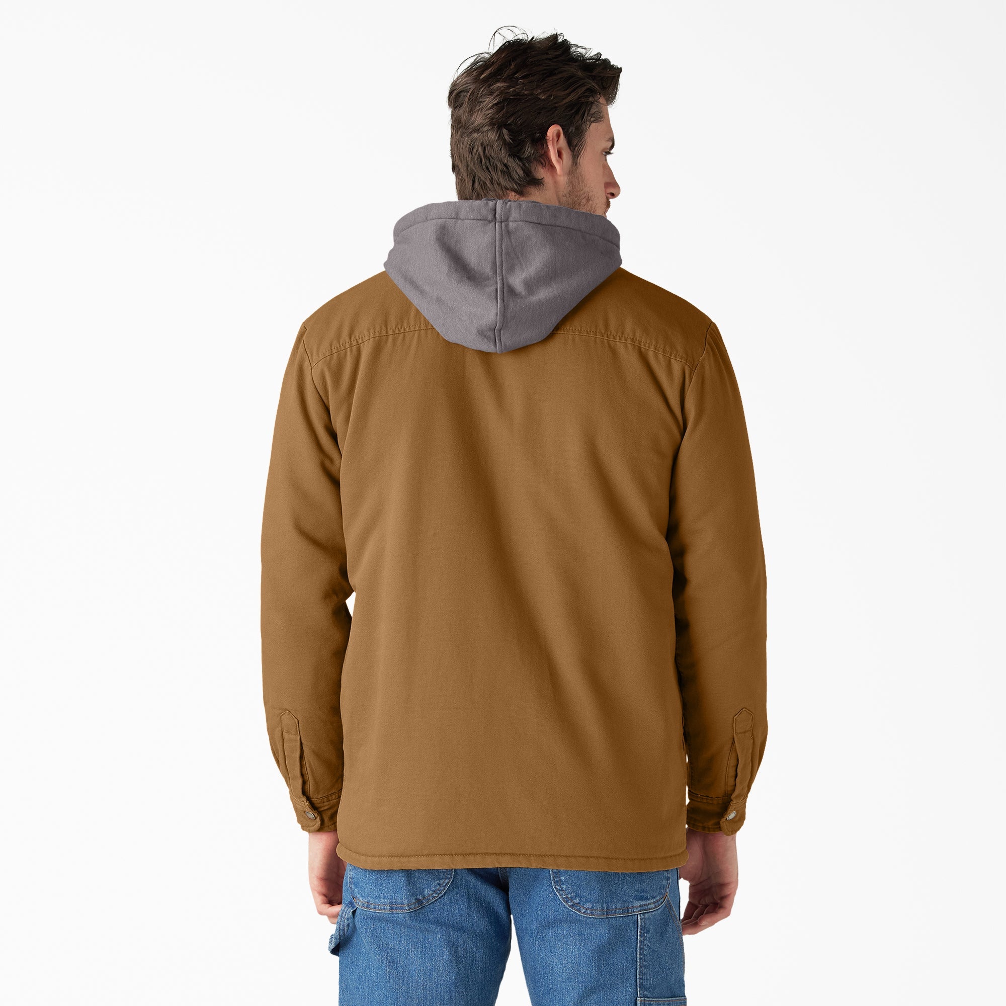 Sale - Dickies Water Repellent Duck Hooded Shirt Jacket