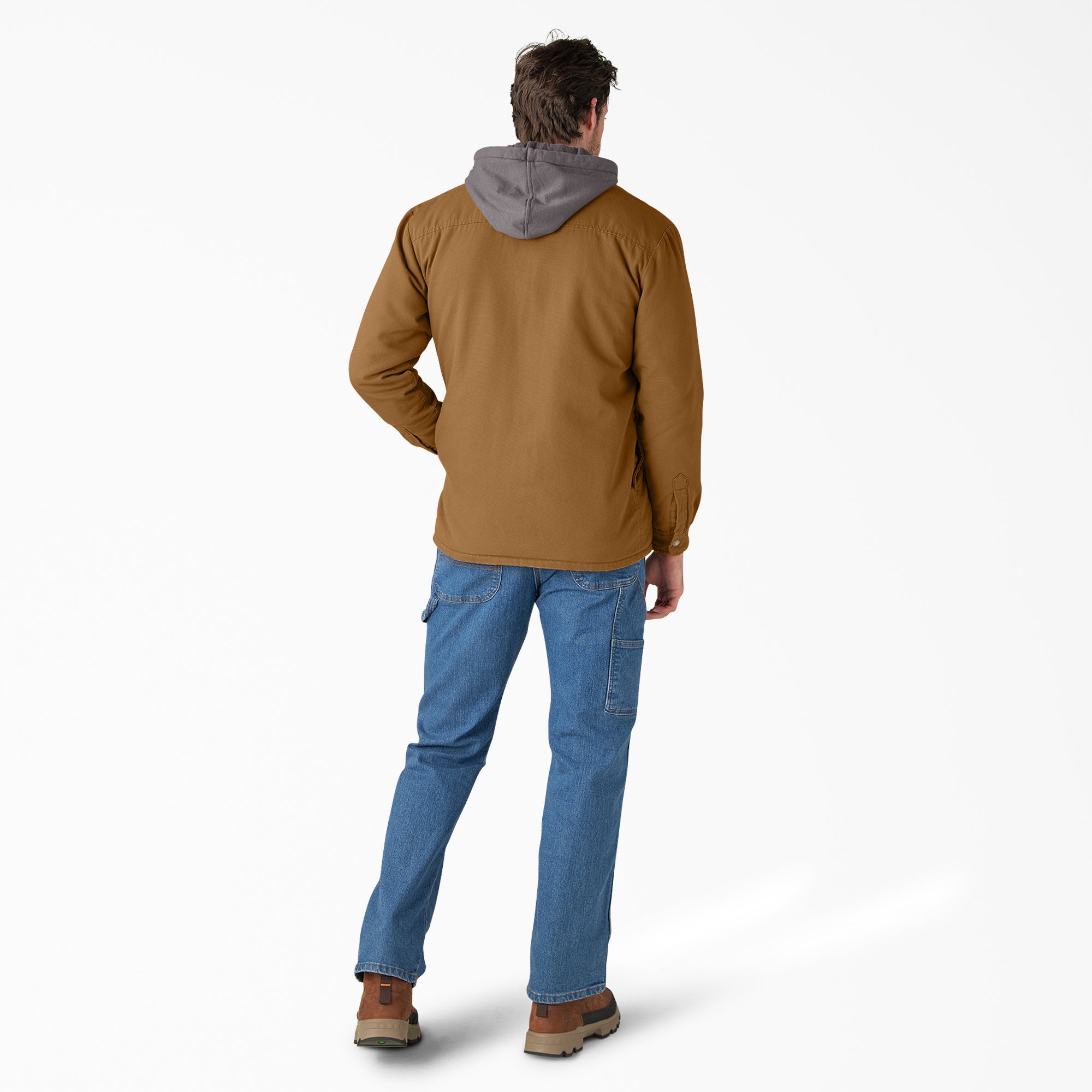 Sale - Dickies Water Repellent Duck Hooded Shirt Jacket