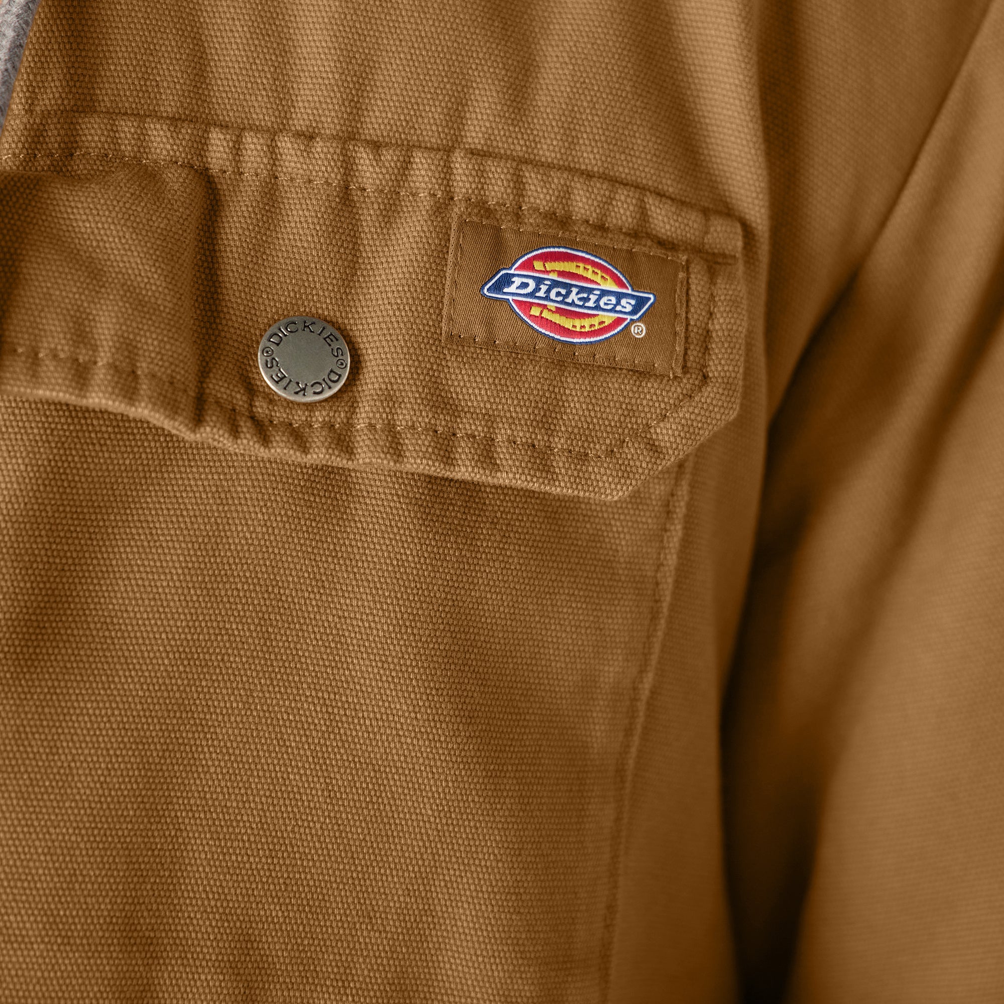 Sale - Dickies Water Repellent Duck Hooded Shirt Jacket