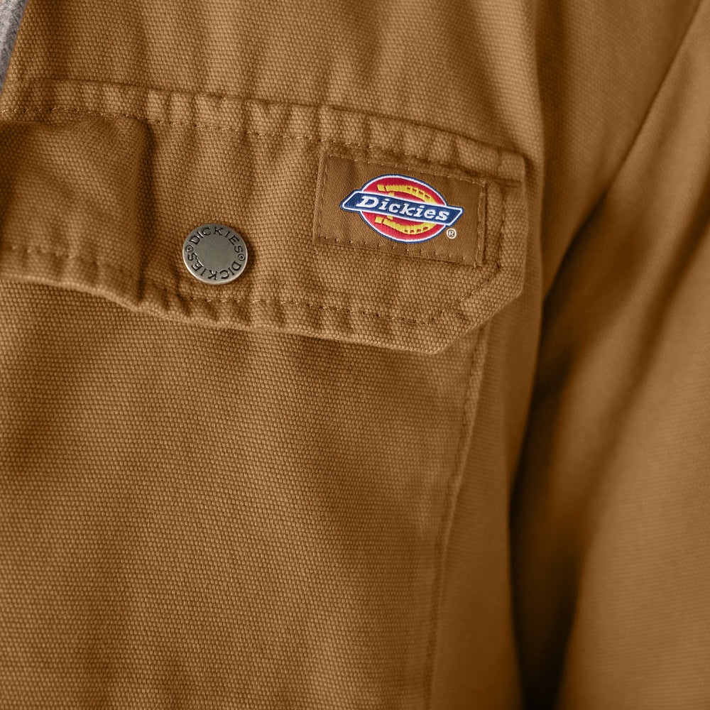 Sale - Dickies Water Repellent Duck Hooded Shirt Jacket