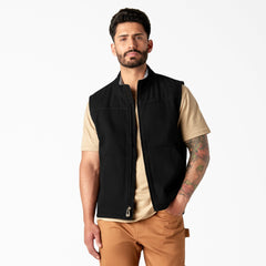 Men - Dickies Duck Canvas High Pile Fleece Lined Vest