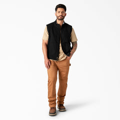Men - Dickies Duck Canvas High Pile Fleece Lined Vest
