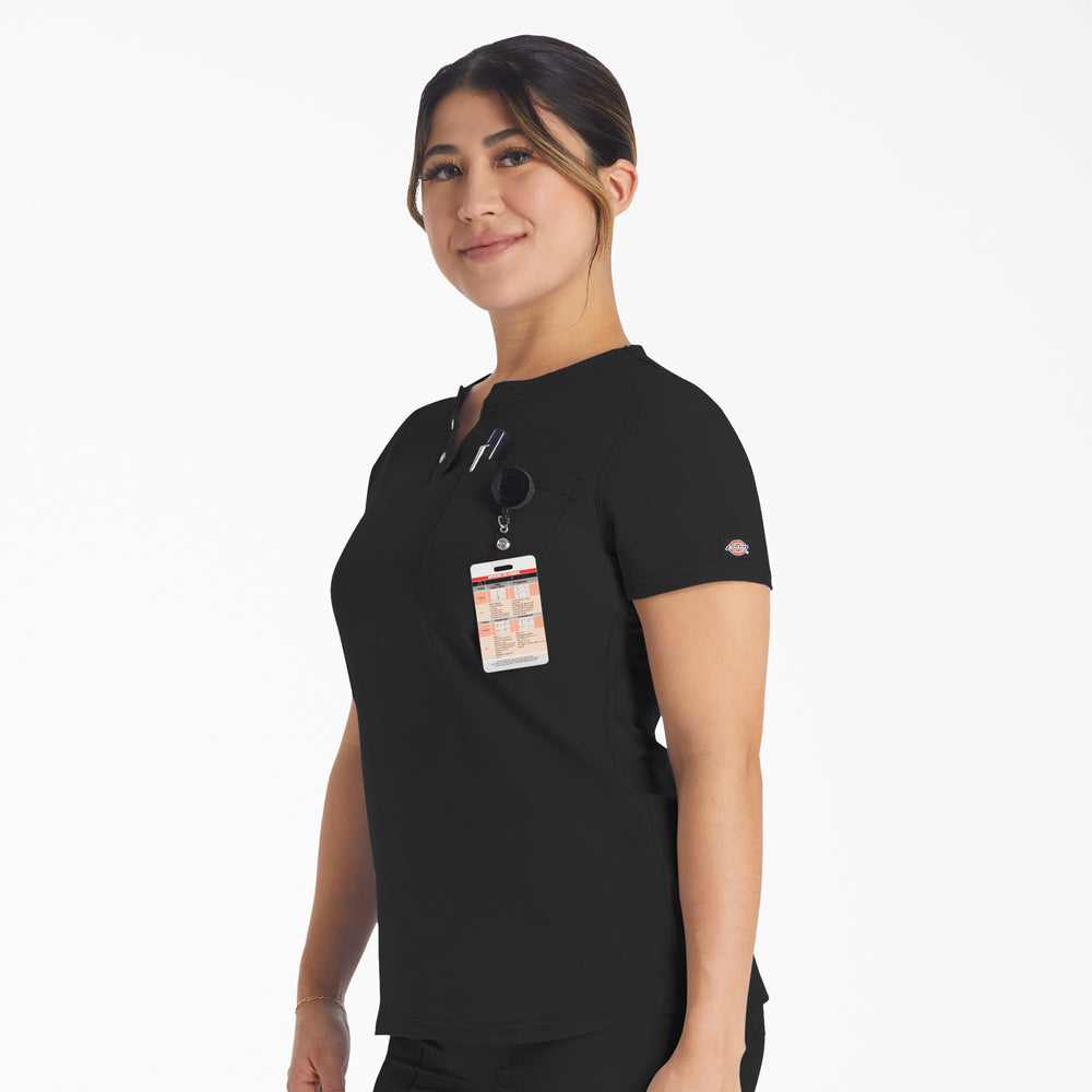 Women|Scrubs - Dickies Women's EDS NXT Henley Scrub Top