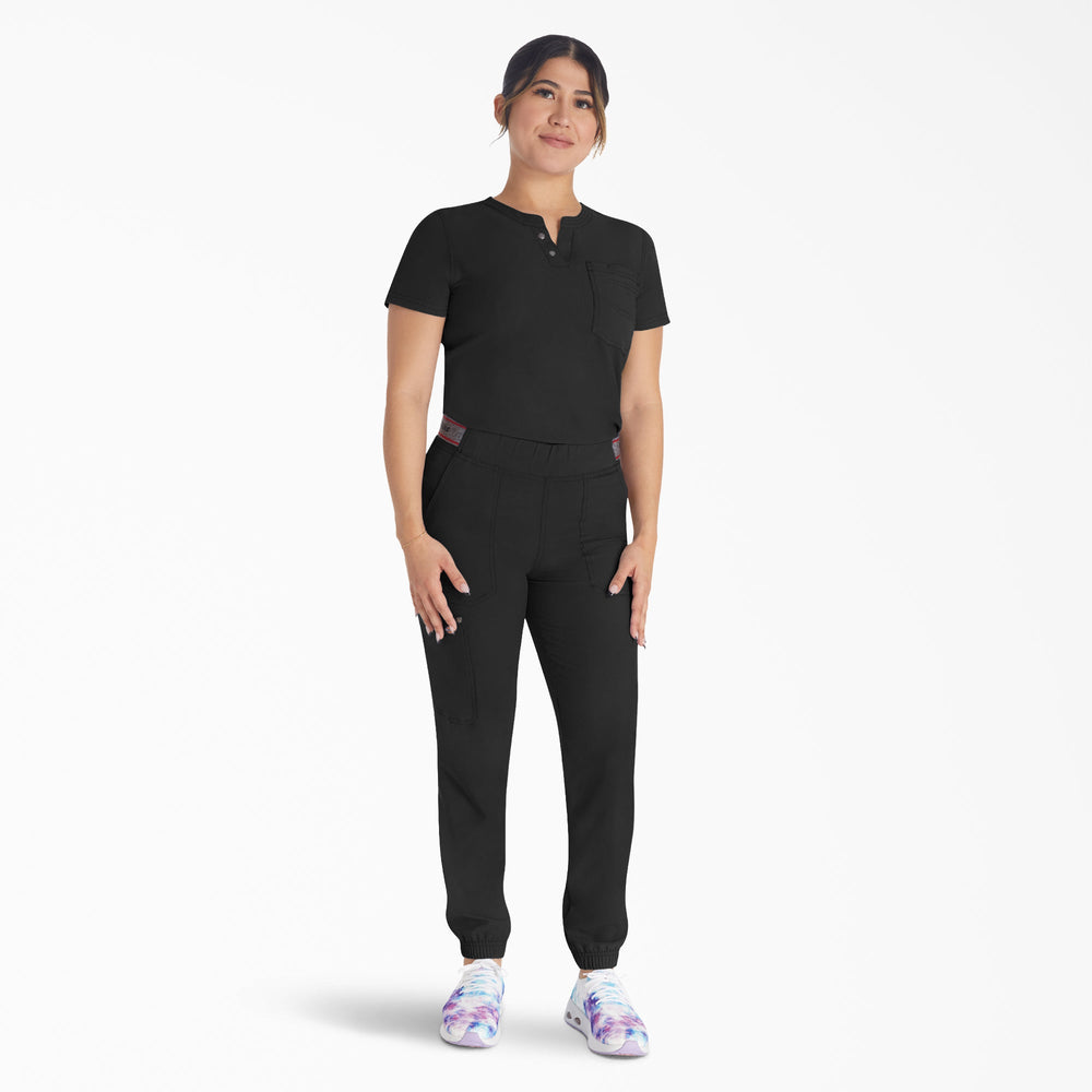 Women|Scrubs - Dickies Women's EDS NXT Henley Scrub Top