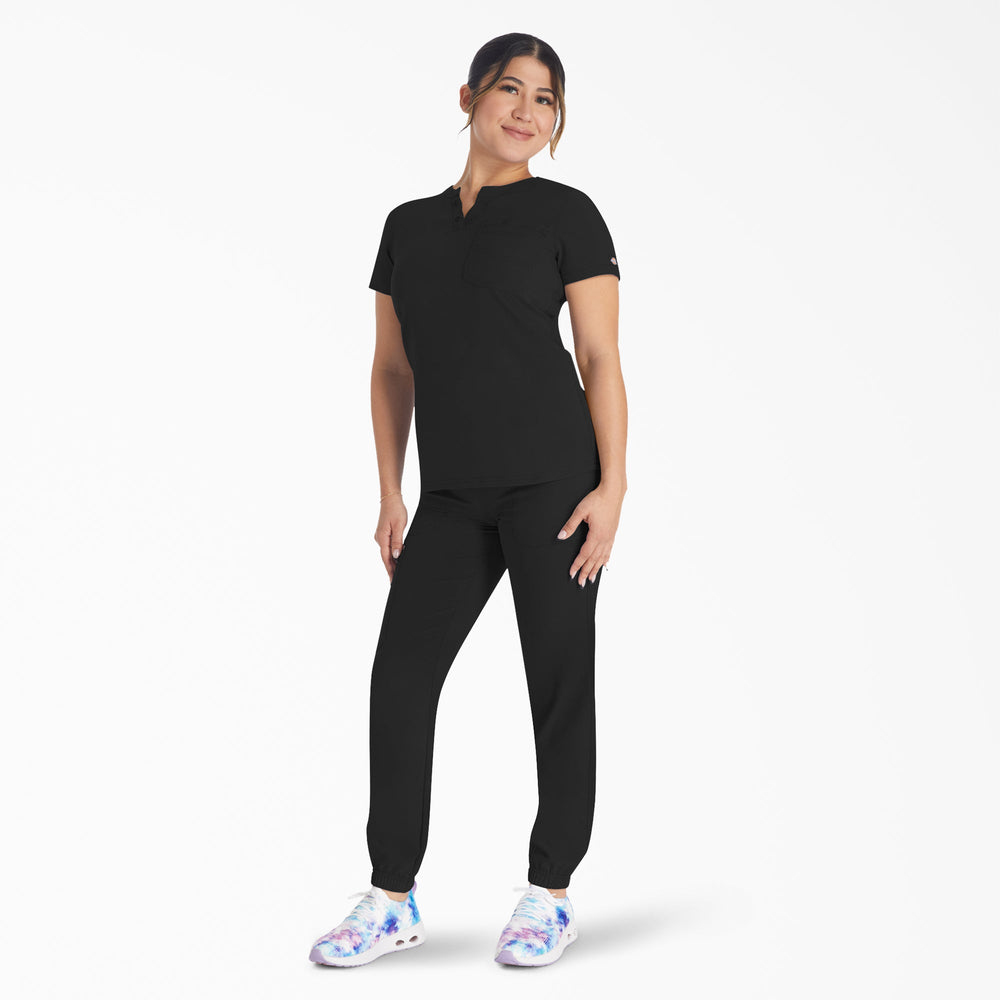 Women|Scrubs - Dickies Women's EDS NXT Henley Scrub Top