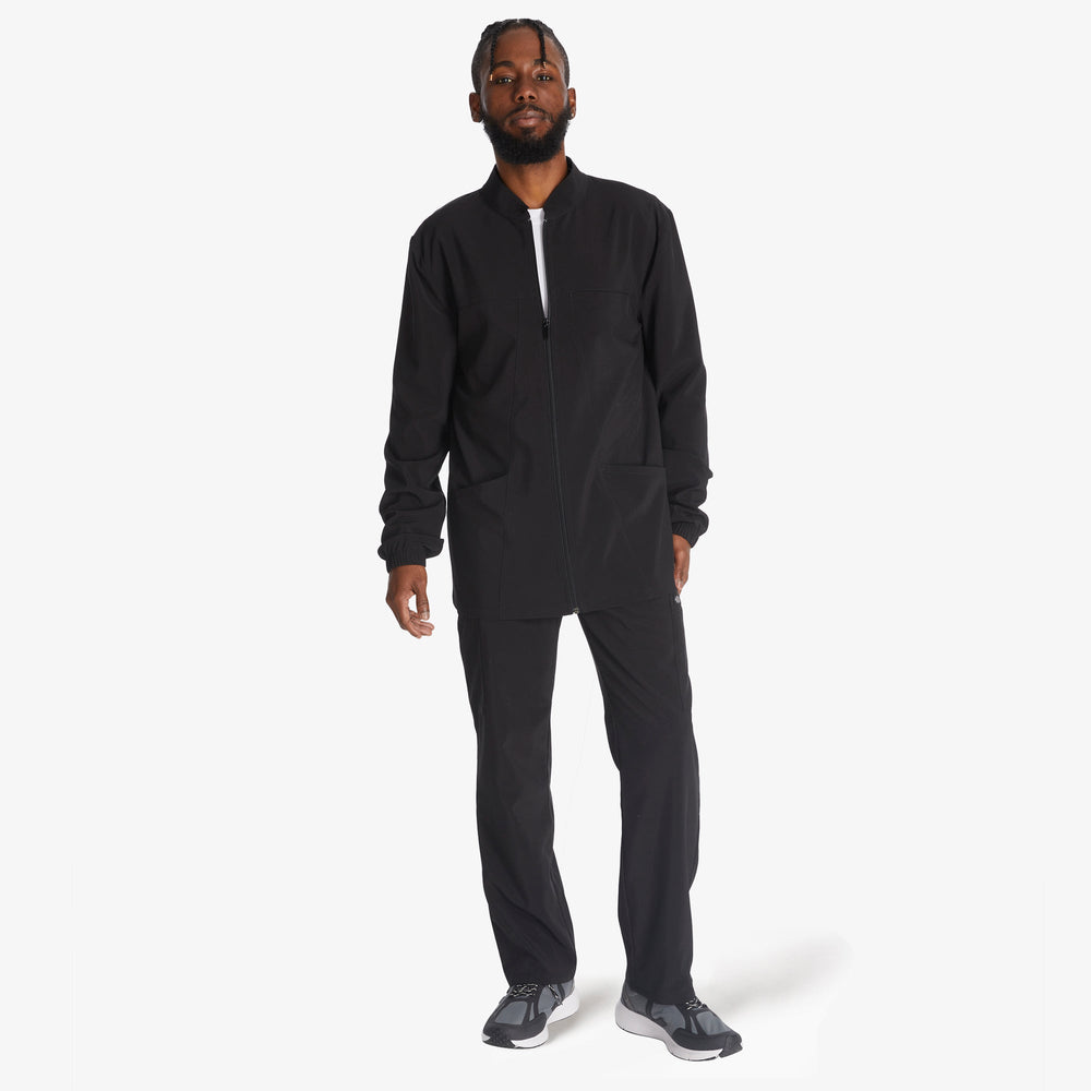 Men|Scrubs - Dickies Men's EDS Essentials Zip Front Scrub Jacket