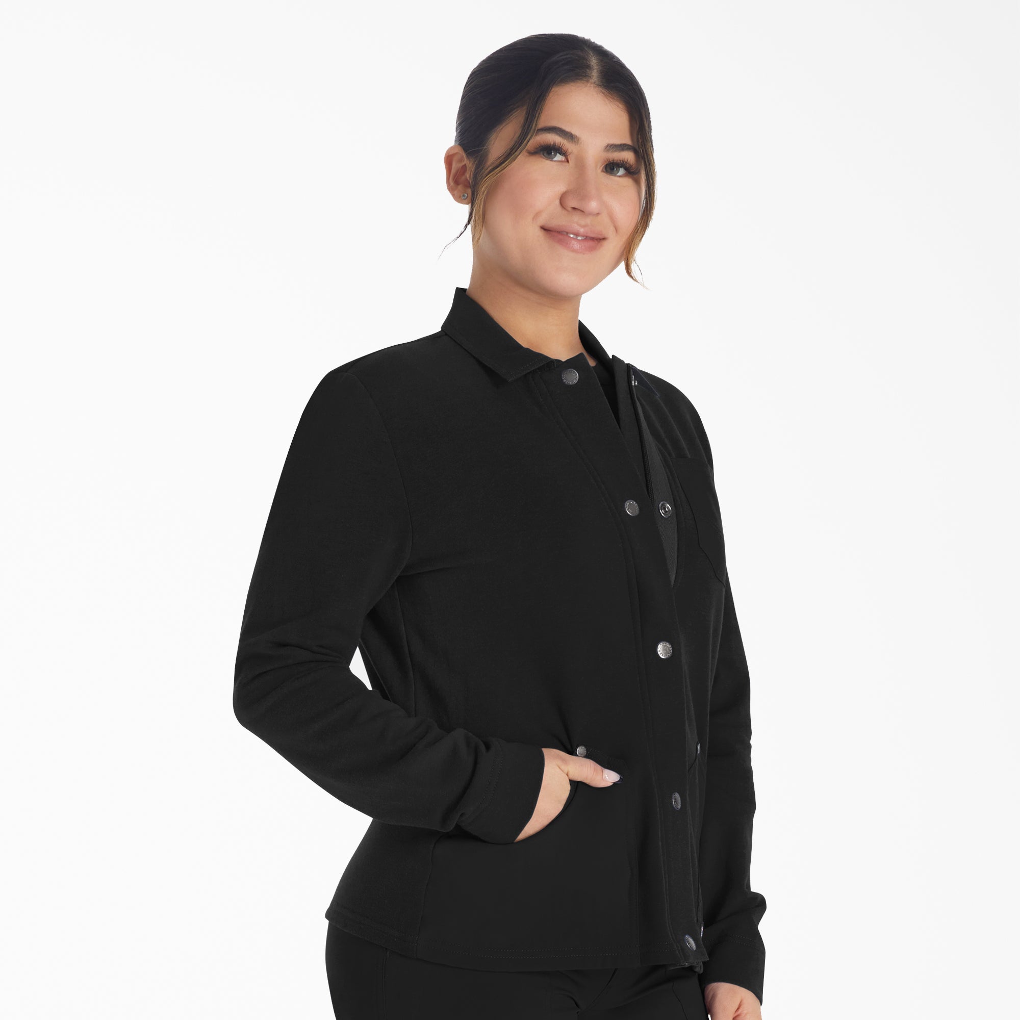 Women|Scrubs - Dickies Women's EDS NXT Zip Front Scrub Jacket