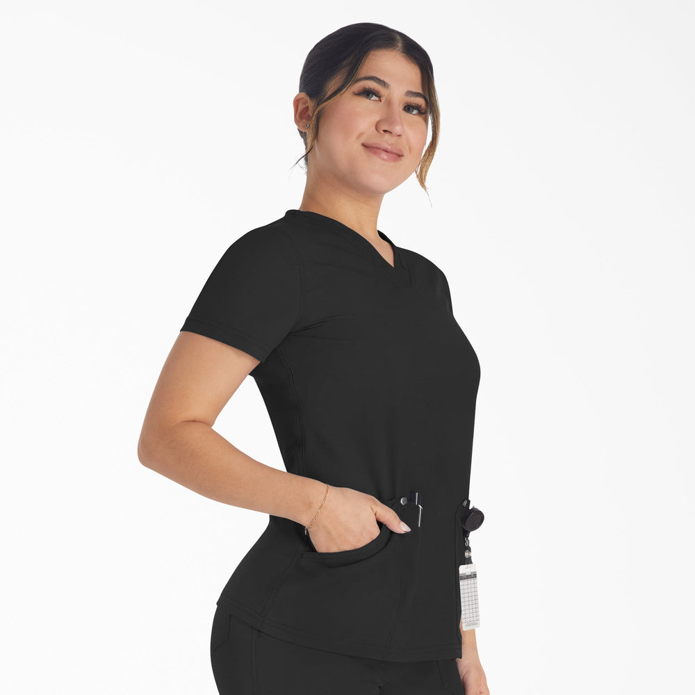 Women|Scrubs - Dickies Women's EDS NXT V-Neck Scrub Top