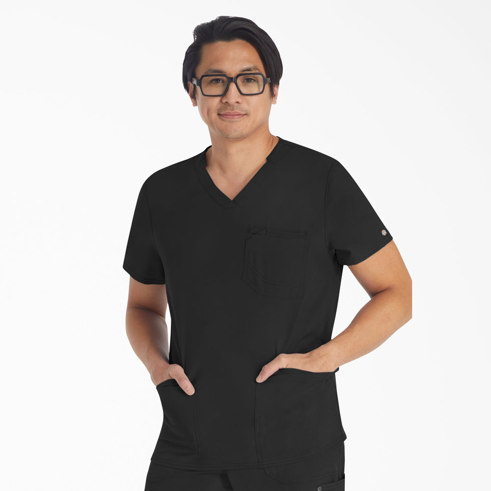 Men|Scrubs|Women - Dickies Men's EDS NXT V-Neck Scrub Top