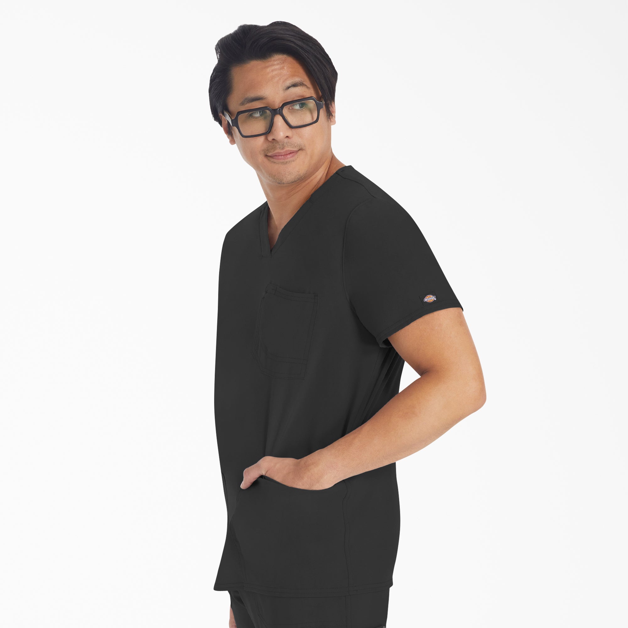 Men|Scrubs|Women - Dickies Men's EDS NXT V-Neck Scrub Top