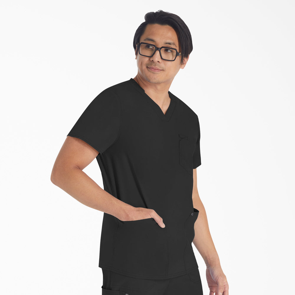 Men|Scrubs|Women - Dickies Men's EDS NXT V-Neck Scrub Top
