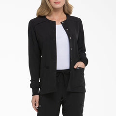 Women|Scrubs - Dickies Women's EDS Essentials Snap Front Scrub Jacket