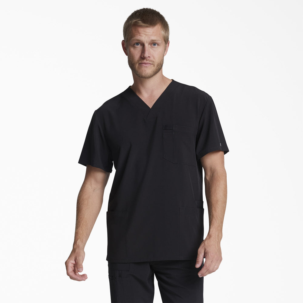 Men|Scrubs - Dickies Men's EDS Essentials V-Neck Scrub Top