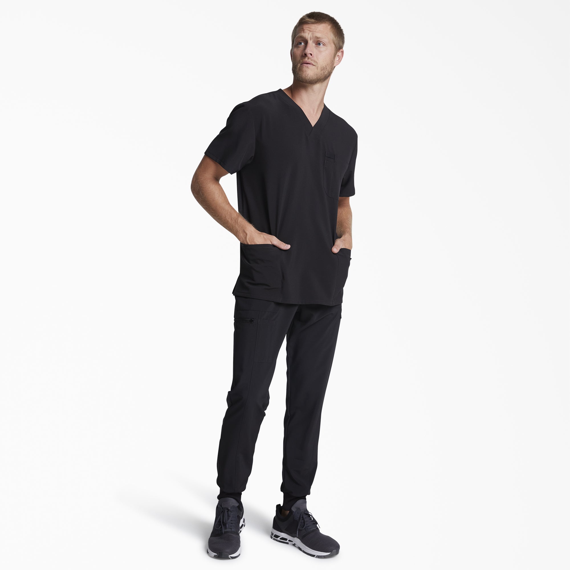 Men|Scrubs - Dickies Men's EDS Essentials V-Neck Scrub Top