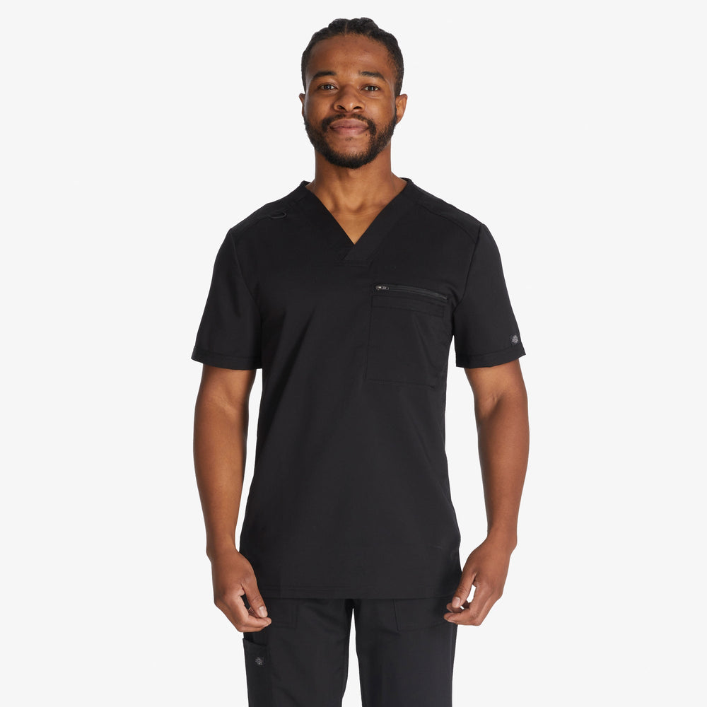 Men|Scrubs - Dickies Men's Balance Tuckable V-Neck Scrub Top