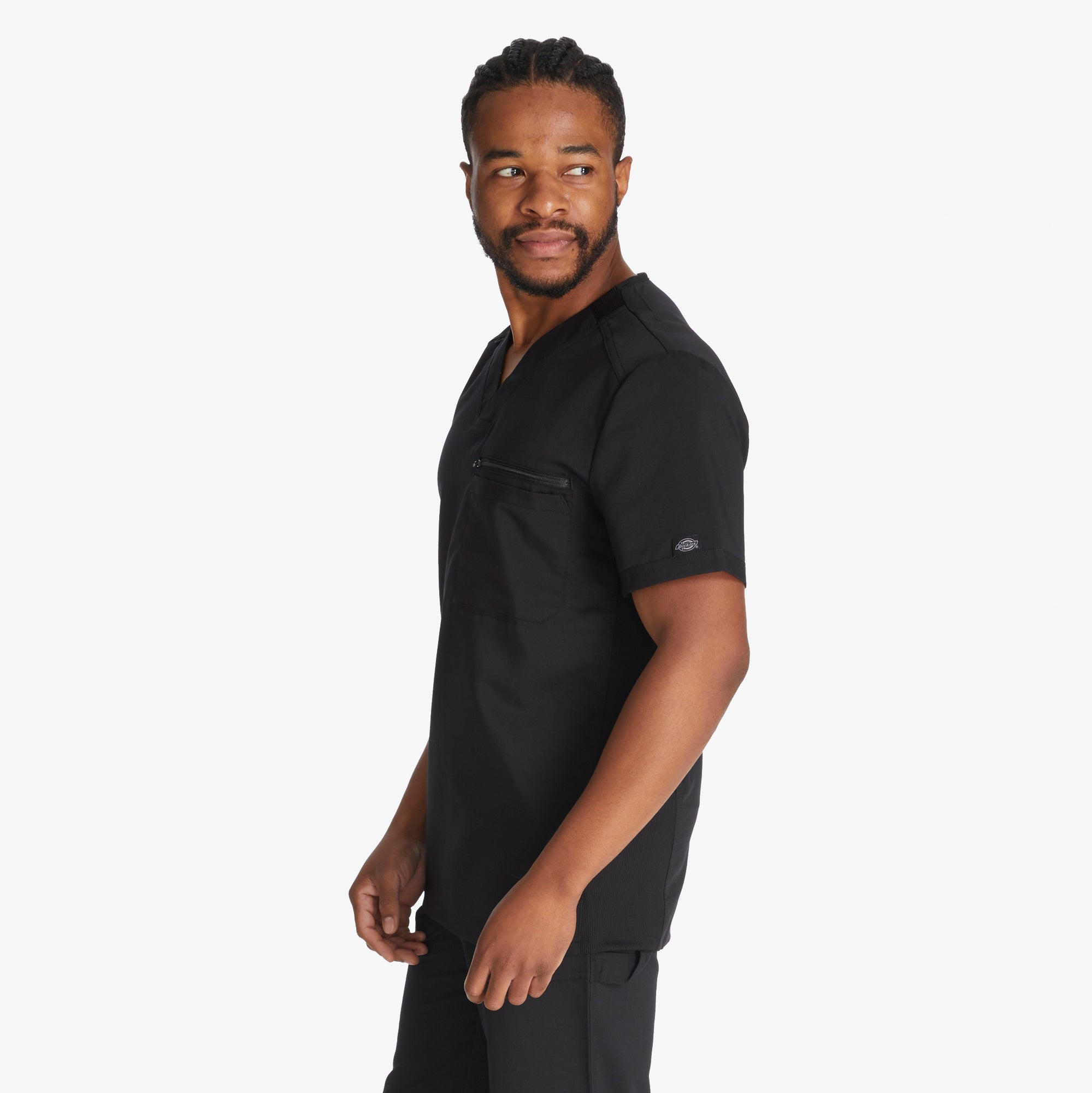 Men|Scrubs - Dickies Men's Balance Tuckable V-Neck Scrub Top