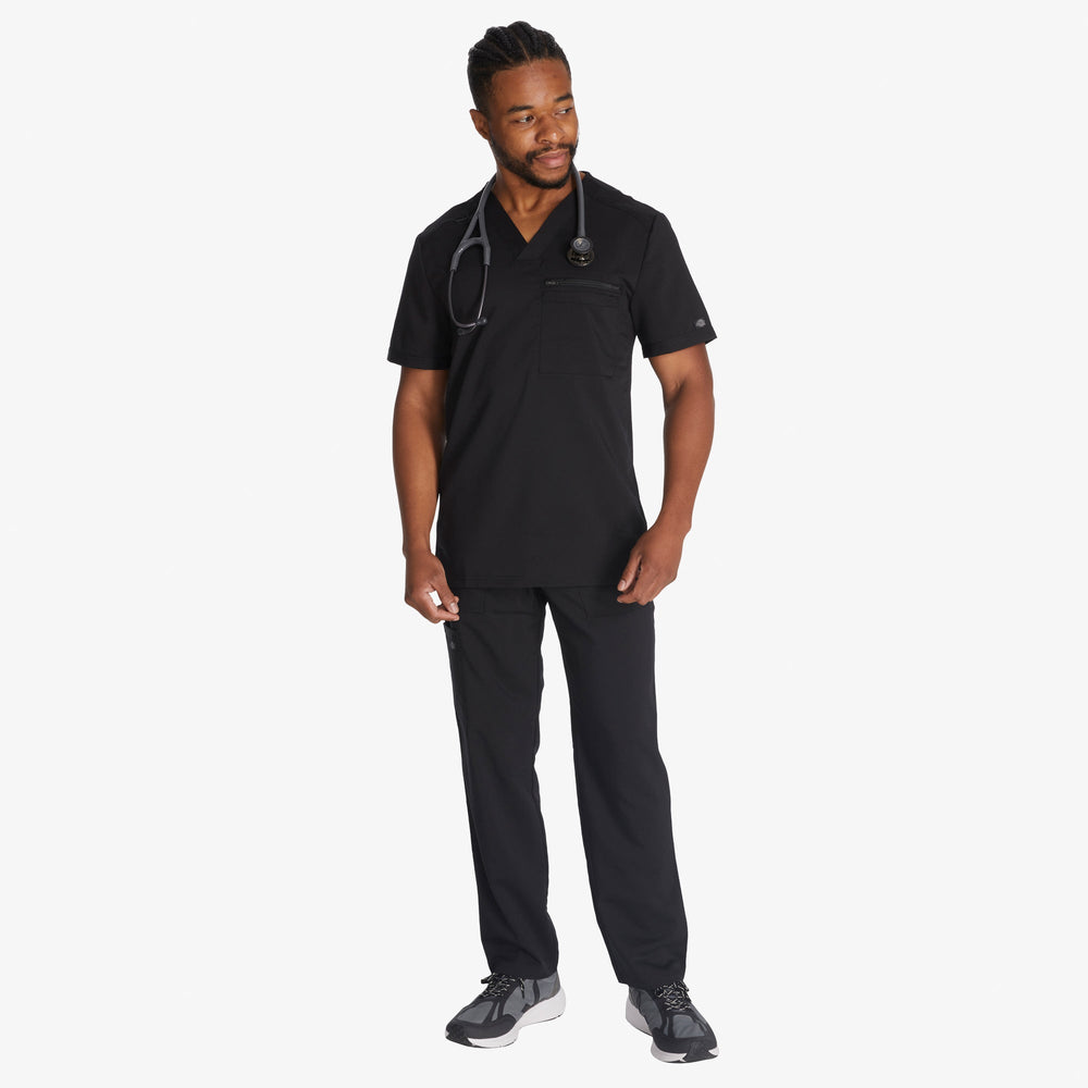 Men|Scrubs - Dickies Men's Balance Tuckable V-Neck Scrub Top