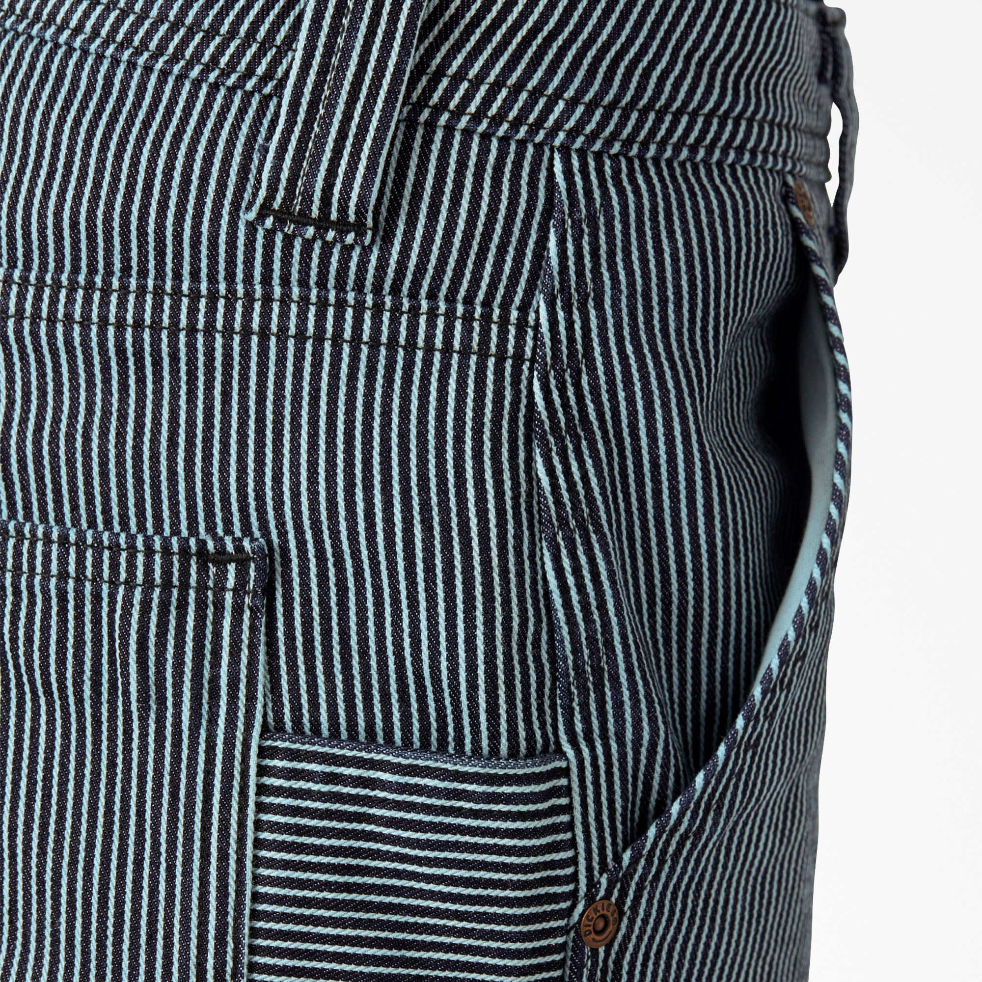 Women - Dickies Women's FLEX Relaxed Fit Hickory Stripe Carpenter Pants