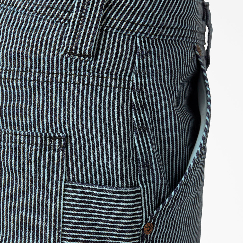 Women - Dickies Women's FLEX Relaxed Fit Hickory Stripe Carpenter Pants