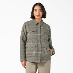 Women - Dickies Women’s Fleece Lined Flannel Chore Coat