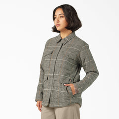 Women - Dickies Women’s Fleece Lined Flannel Chore Coat
